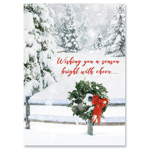 Hallmark Business Holiday Card for Employees Pack of 25 Greeting Cards Holiday City Scene 